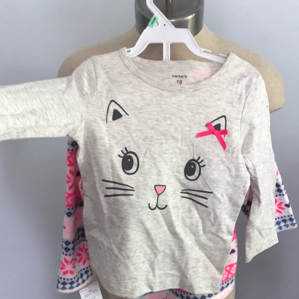 Carter’s 3 piece fleece hoodie set 18 months